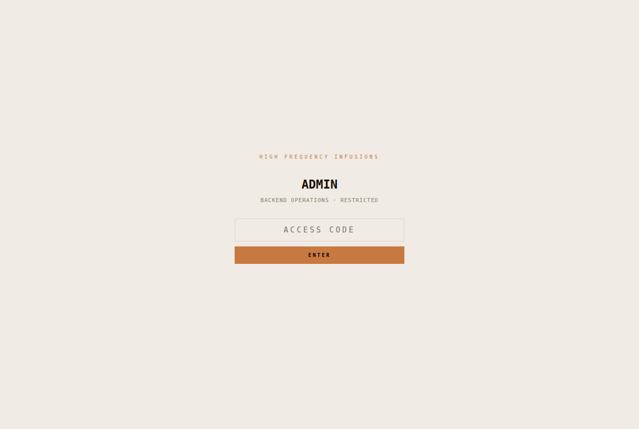 HFI Admin Dashboard